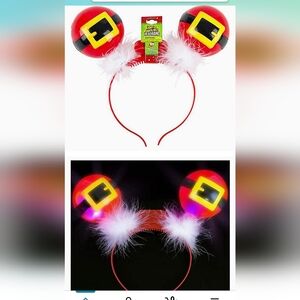 Lightup Santa belt headband